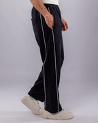 Strip pants Black (Regular Fit)
