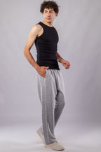 Strip pants Gray (Regular Fit)