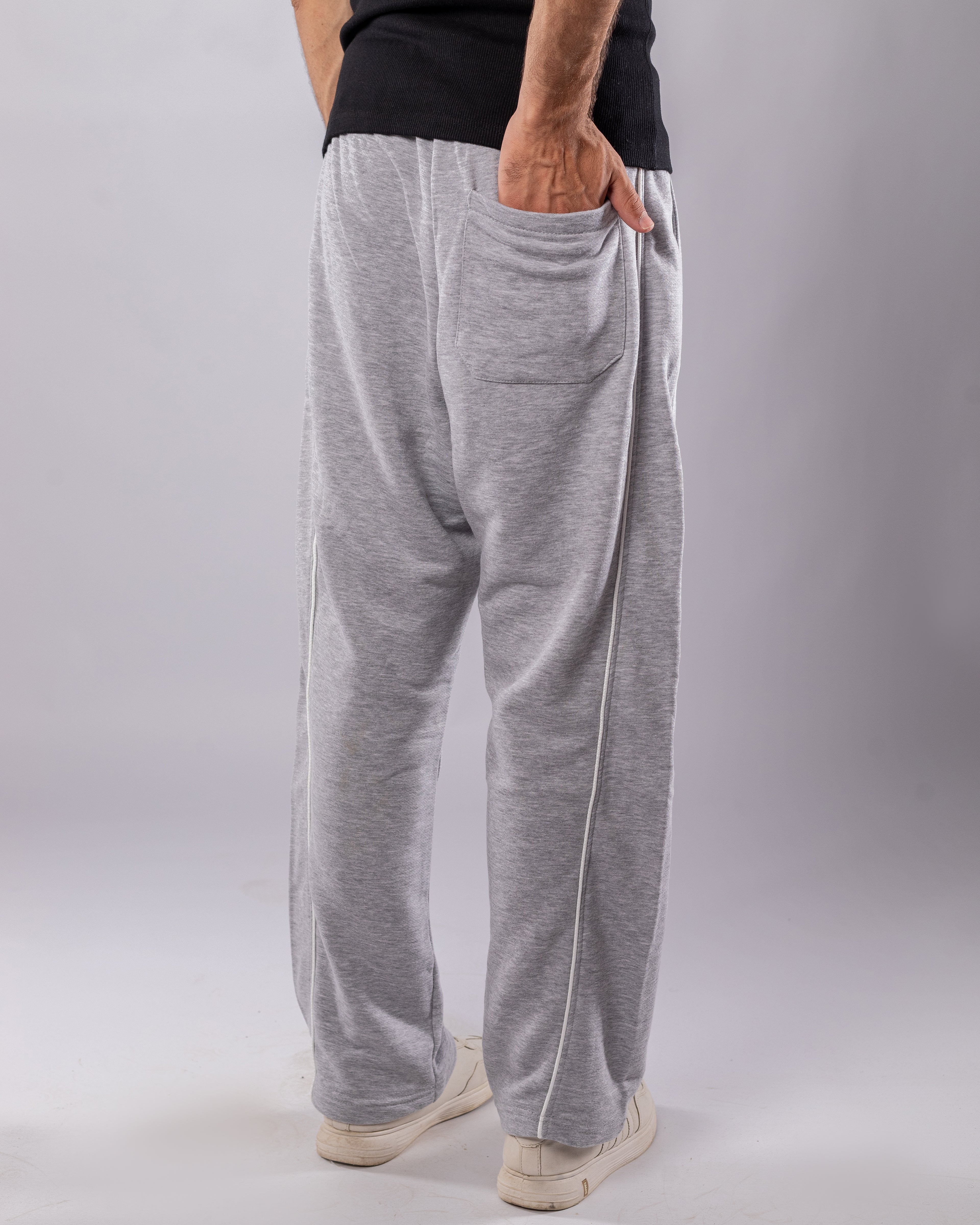 Strip pants Gray (Regular Fit)
